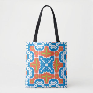 Bolso De Tela Cerámica de talavera mexicana antigua. Sin inconve