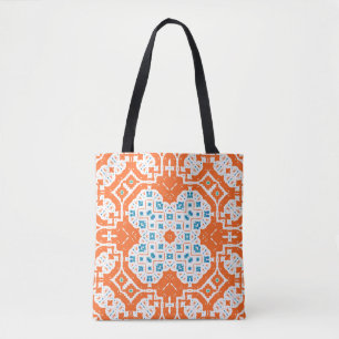 Bolso De Tela Cerámica de talavera mexicana antigua. Sin inconve