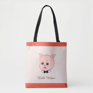 Bolso De Tela Cerdito Adorable