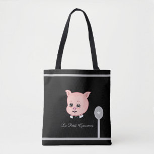 Bolso De Tela Cerdito gourmet adorable