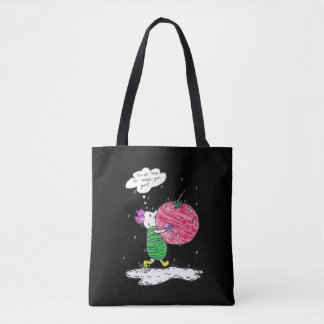 Bolso De Tela Cerdito - Tomate