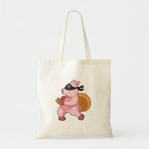 Bolso De Tela Cerdo como corredora