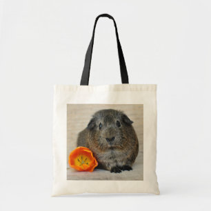 Bolso De Tela Cerdo limón agouti Guinea y amapola
