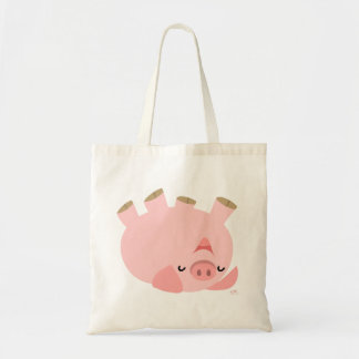 Bolso De Tela Cerdo Personalizado con rollo suave