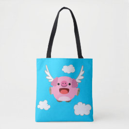 Bolso De Tela Cerdo Personalizado volador