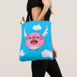 Bolso De Tela Cerdo Personalizado volador