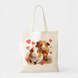 Bolso De Tela Cerdos de Love Guinea