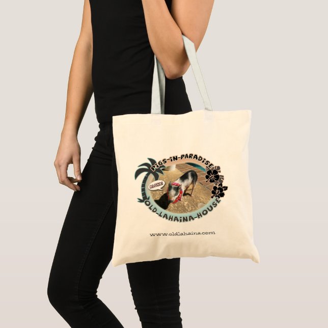 Bolso De Tela Cerdos en paraíso (Anverso (producto))