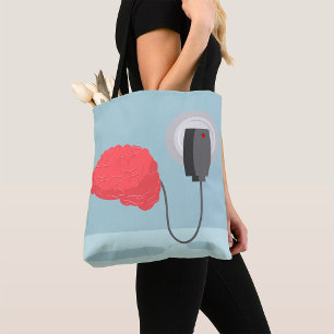 Bolso De Tela Cerebro eléctrico