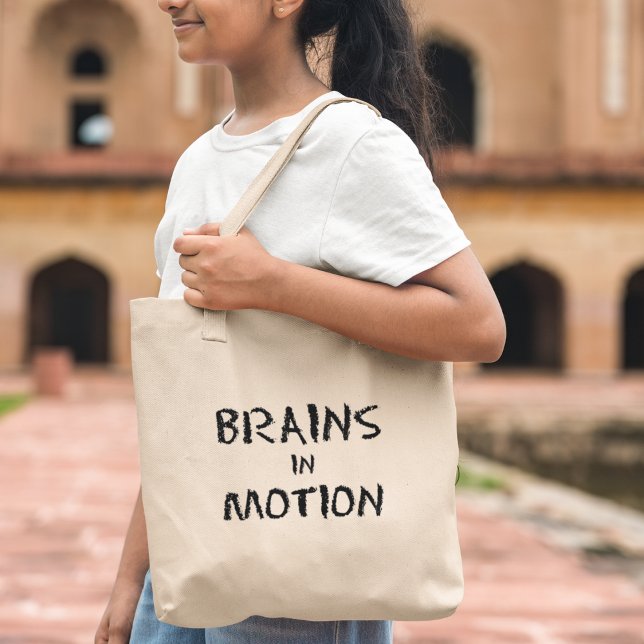 Bolso De Tela Cerebros en Movimiento Regalo Genial para Estudian (Shop now and elevate your intellect with every step you take!)