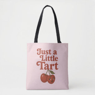 Bolso De Tela Cereza descarada solo un poco ácida Retro Rojo y R