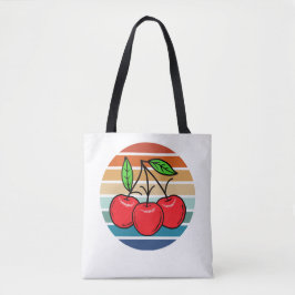 Bolso De Tela cerezas