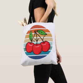 Bolso De Tela cerezas