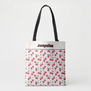 Bolso De Tela Cerezas Rojas de Verano Caprichosas