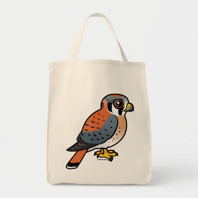 Bolso De Tela Cernícalo americano lindo (Frente)