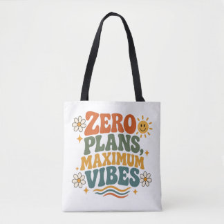 Bolso De Tela Cero planes vibra al máximo cita floral retro boho