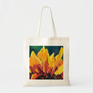 Bolso De Tela Cerrar Pintura De Girasol