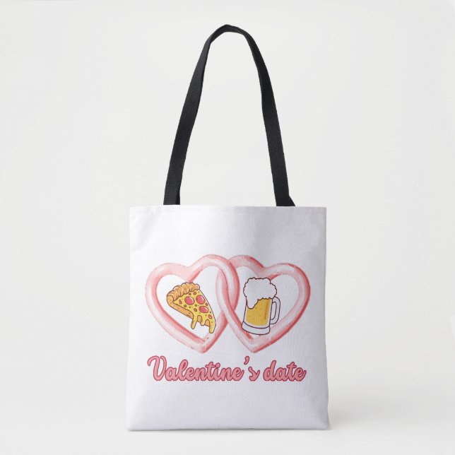 Bolso De Tela Cerveza de San Valentín (Anverso)
