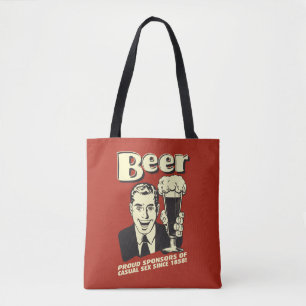 Bolso De Tela Cerveza: Orgulloso Patrocinador de sexo casual