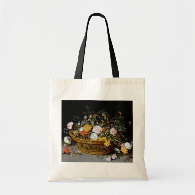 Bolso De Tela Cesta de flores, Jan Brueghel el joven (Frente)