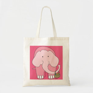 Bolso De Tela Cesta de Pascua de elefante de huevo tote
