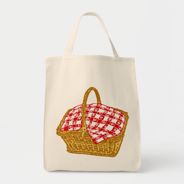 Bolso De Tela Cesta de Picnic (Frente)