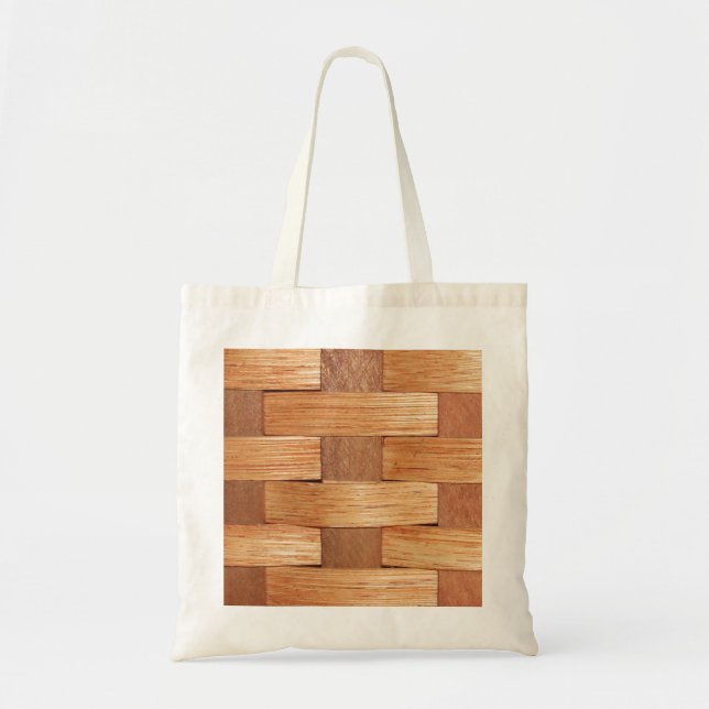 Bolso De Tela Cesta tejida, tejida de cestas (Frente)