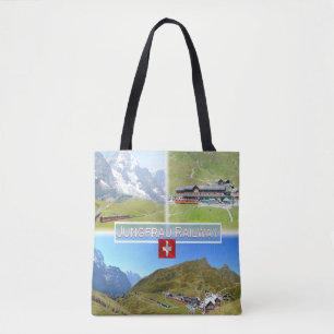 Bolso De Tela CH Suiza - Ferrocarril Jungfrau -