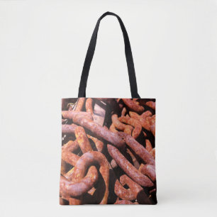 Bolso De Tela Chains Tote Bag