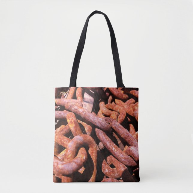 Bolso De Tela Chains Tote Bag (Anverso)
