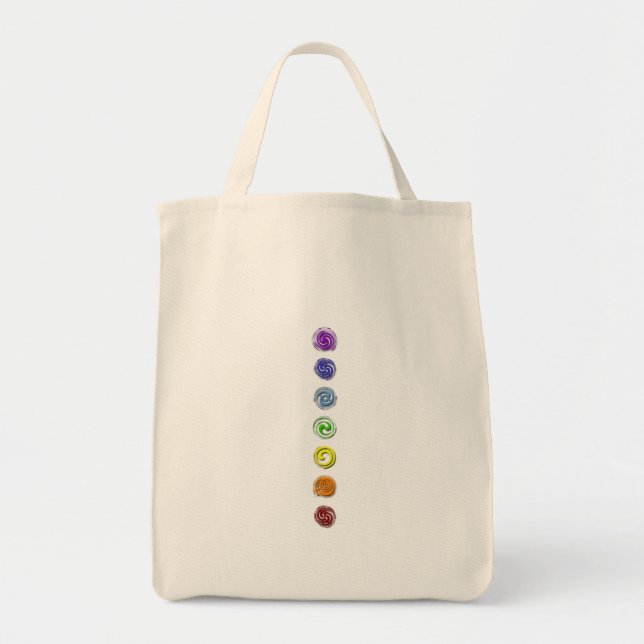 Bolso De Tela Chakra Wheels (Frente)