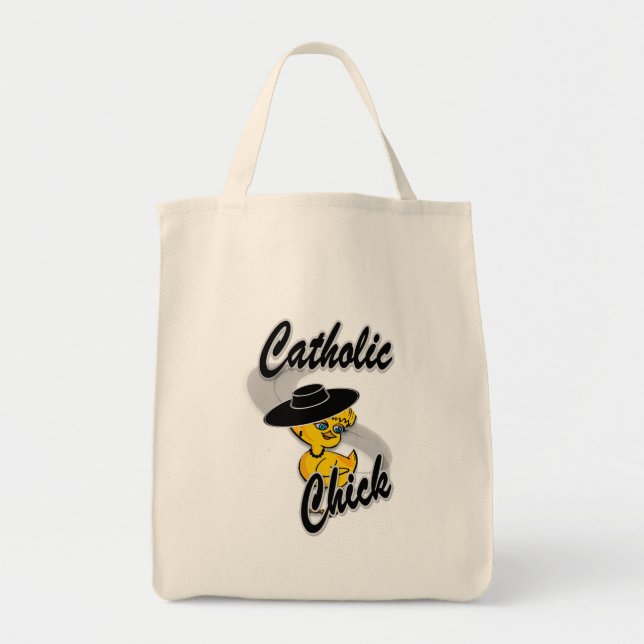 Bolso De Tela Chalet católico nº 4 (Frente)