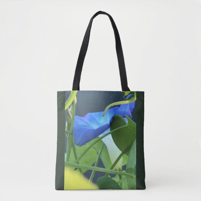 Bolso De Tela Chalice-of-Blue Morning Glory (Anverso)