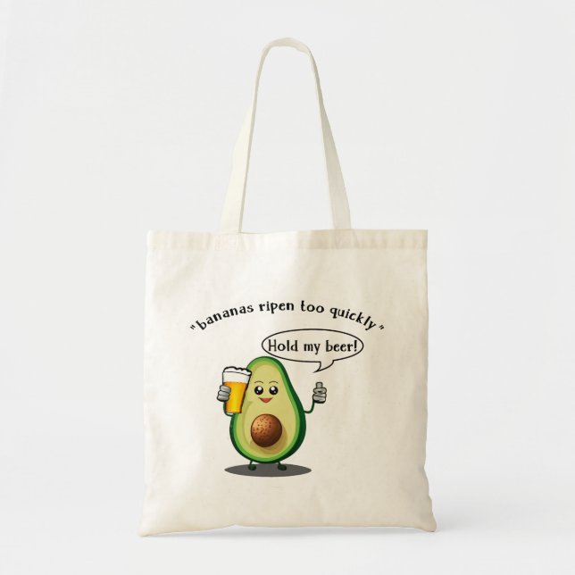 Bolso De Tela Challenge aguacate (Frente)