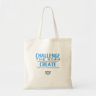 Bolso De Tela Challenge the norm Motivational Quote