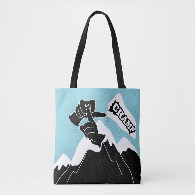Bolso De Tela Champ - Diseño ASL (Anverso)