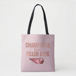 Bolso De Tela Champagne Taste Killer Dink - Rose Gold Pickleball