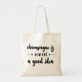BOLSO DE TELA CHAMPÁN ES SIEMPRE UNA BUENA IDEA