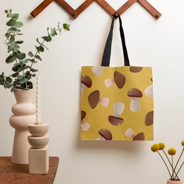 Bolso De Tela Champiñones Marrones (Subido por el creador)
