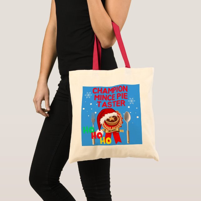 Bolso De Tela Champion Mince Pie Taster - Santa (Anverso (producto))