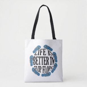 Bolso De Tela Chanclas - Vida en Chanclas