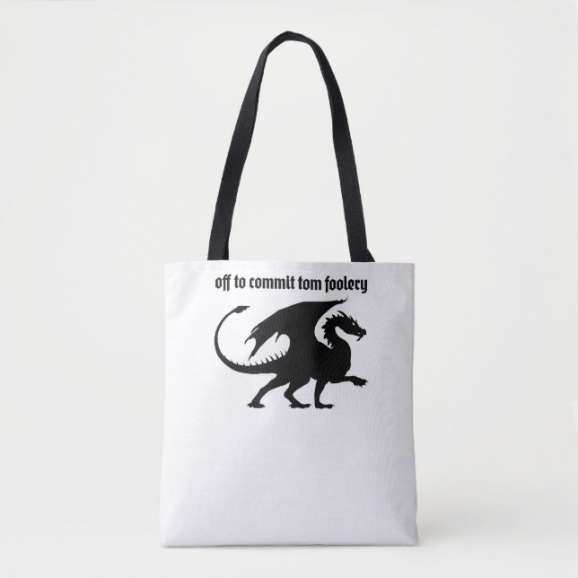 Bolso De Tela Chaotic Little Dragon (Anverso)