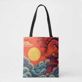 Bolso De Tela Chaqueta de Denim inspirada en el Pacífico asiátic