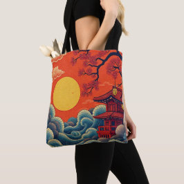 Bolso De Tela Chaqueta de Denim inspirada en el Pacífico asiátic