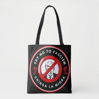 Bolso De Tela Chaqueta de mezclilla antifascista