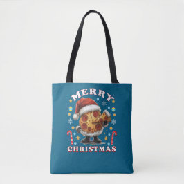 Bolso De Tela Chaqueta de mezclilla Feliz Navidad