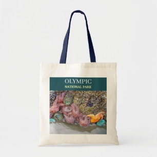 Bolso De Tela Charca de marea de Ruby Beach en Olympic, Estrella