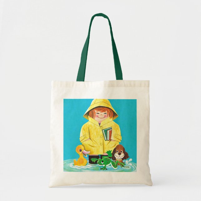 Bolso De Tela Charcos de la diversión (Frente)