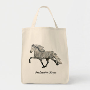 Bolso De Tela Charismatic Dapple Grey Icelandic Horse