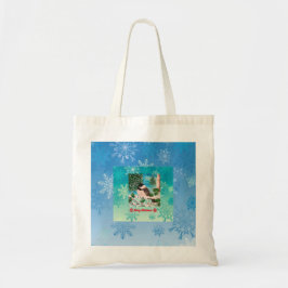 Bolso De Tela Charla de carbonero en Navidad